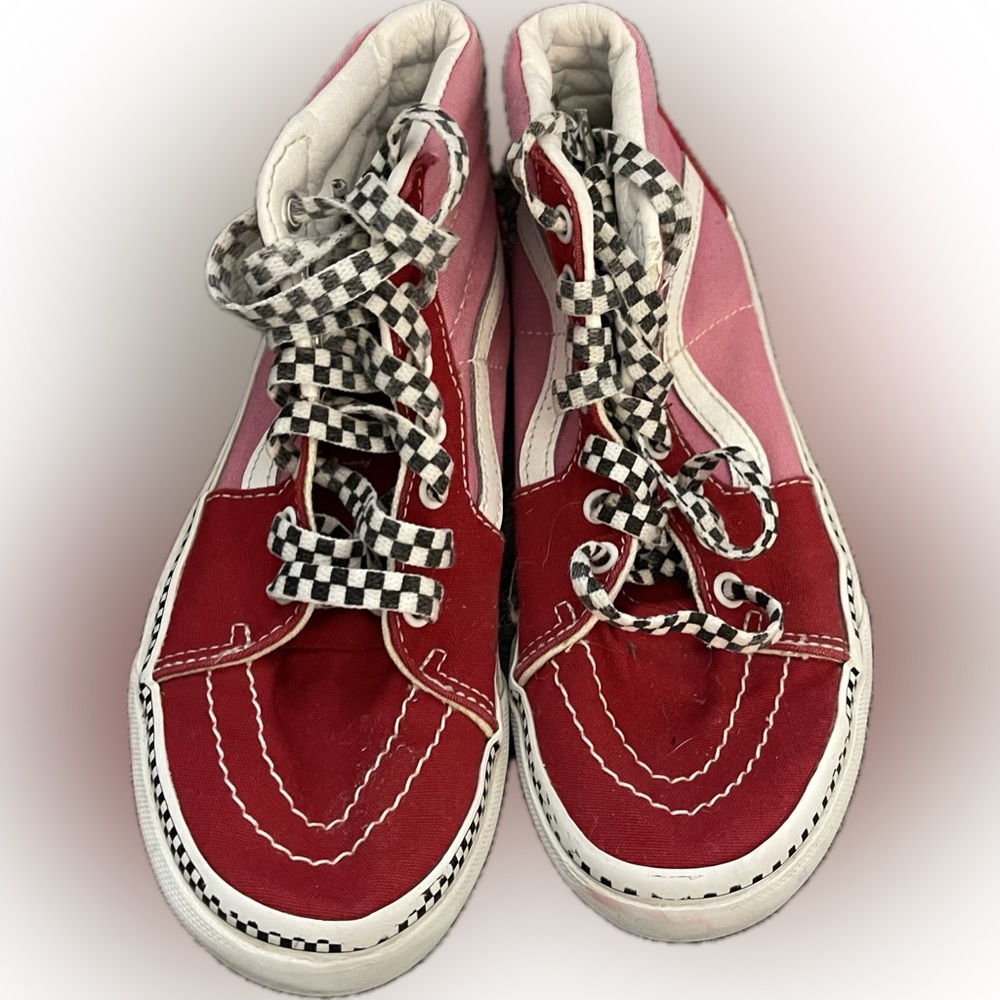 Boy girls Vans high tops size 2